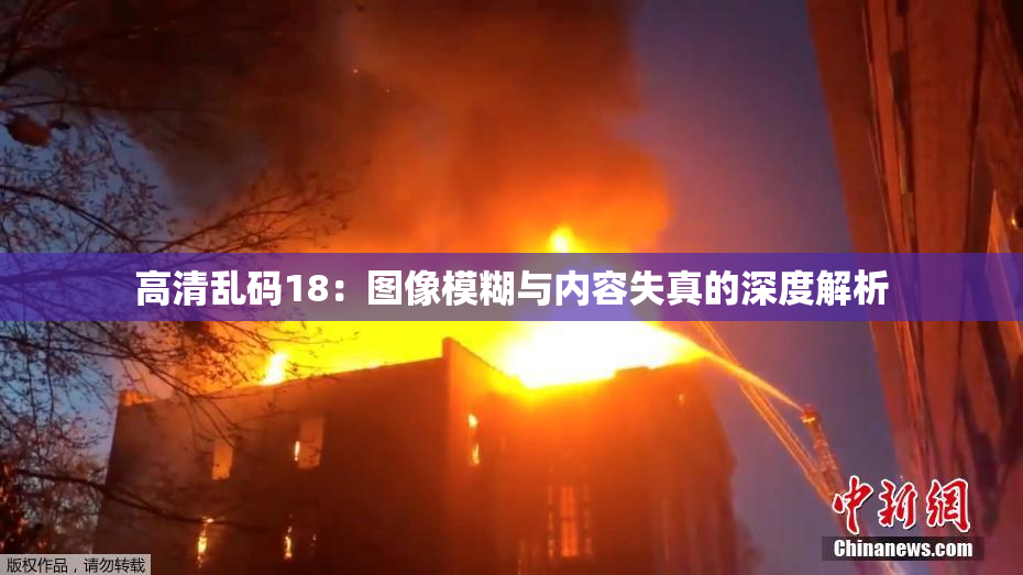 高清乱码18：图像模糊与内容失真的深度解析