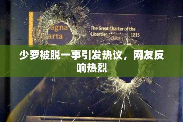 少萝被脱一事引发热议，网友反响热烈