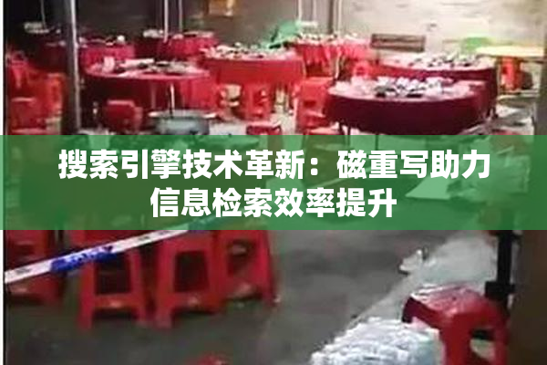 搜索引擎技术革新：磁重写助力信息检索效率提升