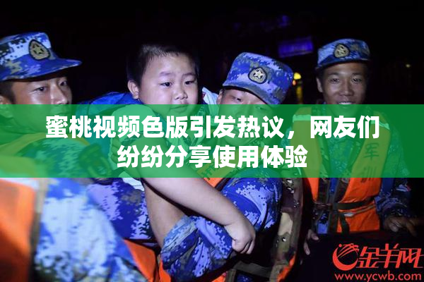 蜜桃视频色版引发热议，网友们纷纷分享使用体验