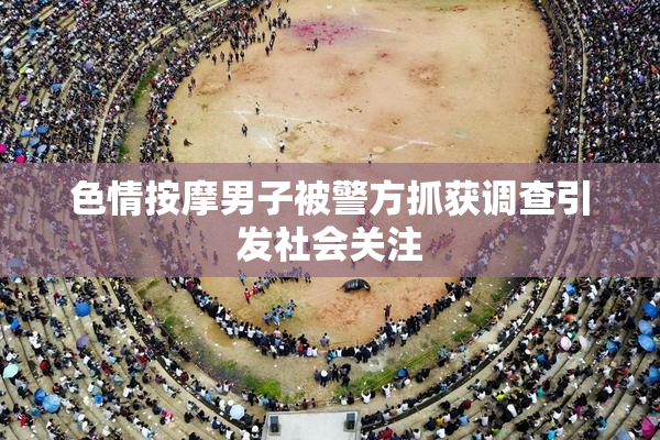 色情按摩男子被警方抓获调查引发社会关注