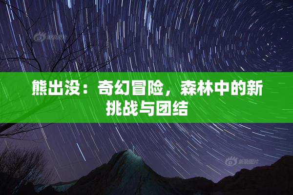 熊出没：奇幻冒险，森林中的新挑战与团结