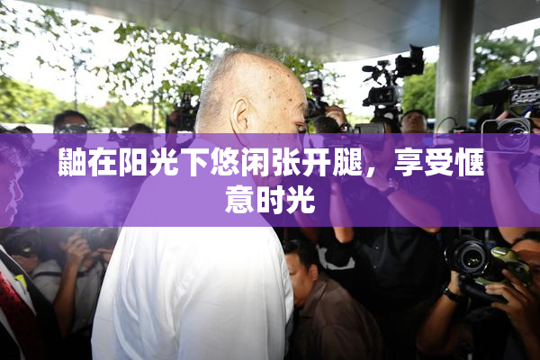 鼬在阳光下悠闲张开腿，享受惬意时光