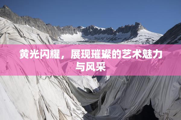 黄光闪耀，展现璀璨的艺术魅力与风采