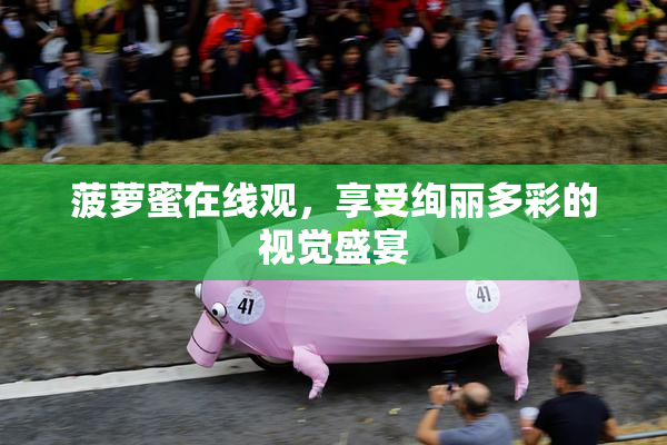 菠萝蜜在线观，享受绚丽多彩的视觉盛宴