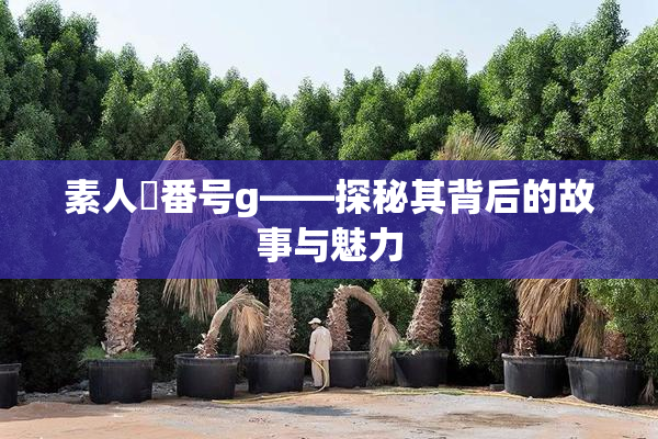 素人蘭番号g——探秘其背后的故事与魅力
