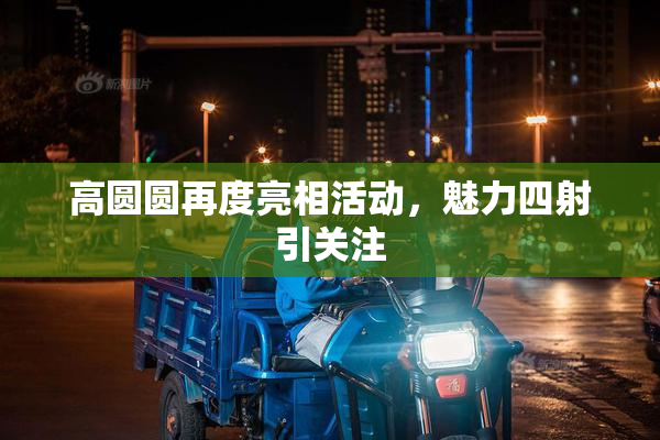 高圆圆再度亮相活动，魅力四射引关注