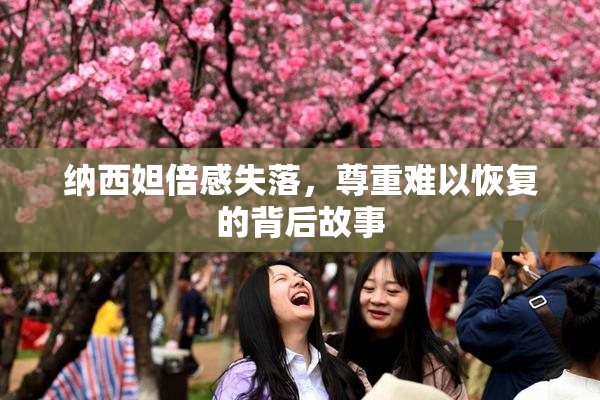 纳西妲倍感失落，尊重难以恢复的背后故事