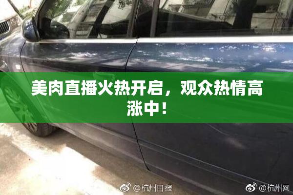 美肉直播火热开启，观众热情高涨中！