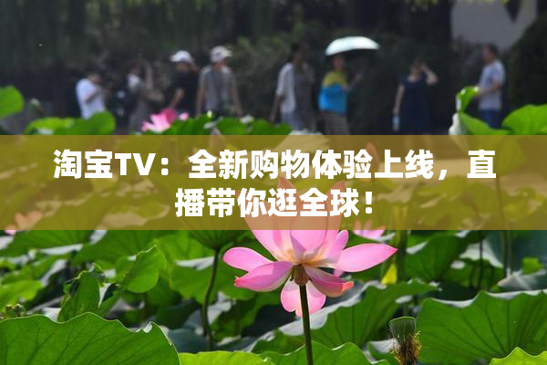 淘宝TV：全新购物体验上线，直播带你逛全球！