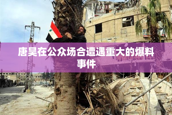 唐昊在公众场合遭遇重大的爆料事件
