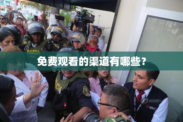 免费观看的渠道有哪些？
