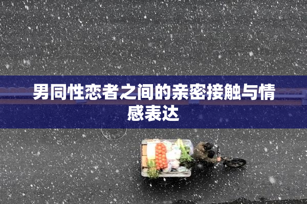 男同性恋者之间的亲密接触与情感表达