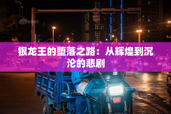 银龙王的堕落之路：从辉煌到沉沦的悲剧