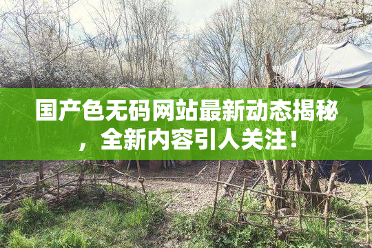 国产色无码网站最新动态揭秘，全新内容引人关注！