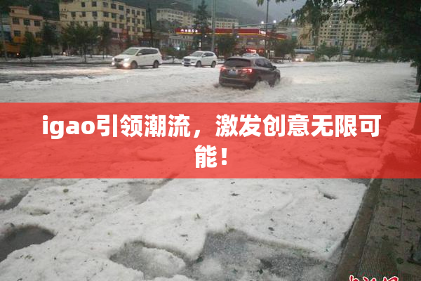 igao引领潮流，激发创意无限可能！