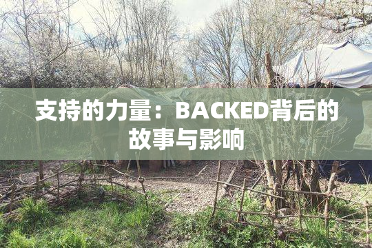 支持的力量：BACKED背后的故事与影响