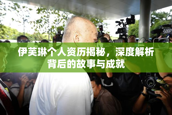 伊芙琳个人资历揭秘，深度解析背后的故事与成就