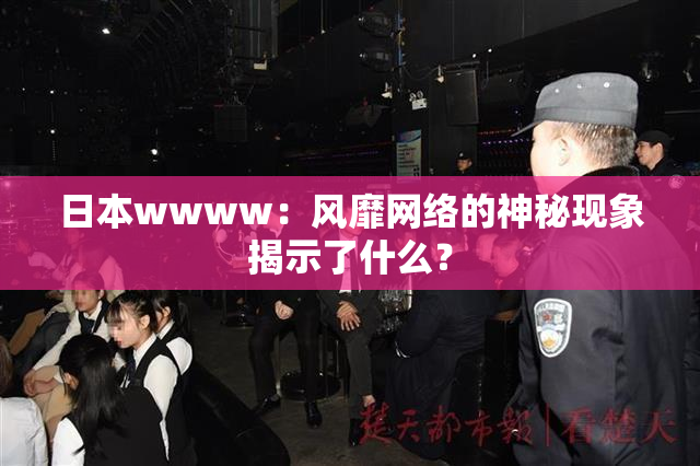 日本wwww：风靡网络的神秘现象揭示了什么？