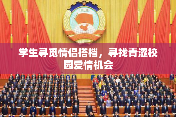 学生寻觅情侣搭档，寻找青涩校园爱情机会