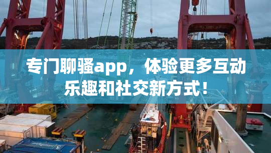 专门聊骚app，体验更多互动乐趣和社交新方式！