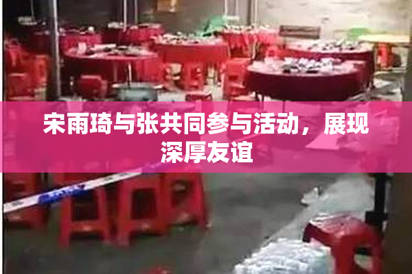 宋雨琦与张共同参与活动，展现深厚友谊