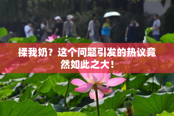 揉我奶？这个问题引发的热议竟然如此之大！