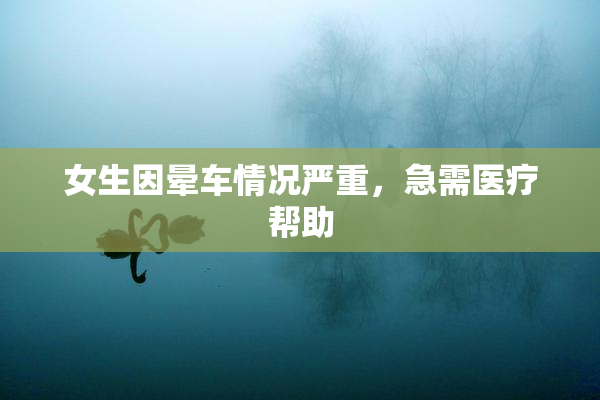 女生因晕车情况严重，急需医疗帮助