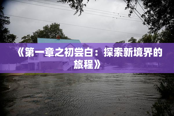 《第一章之初尝白：探索新境界的旅程》