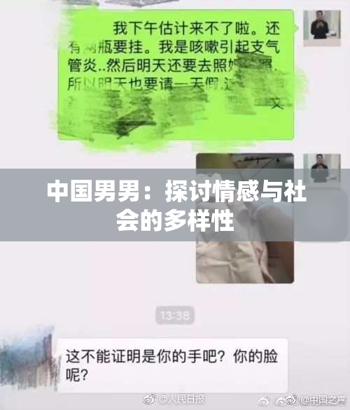 中国男男：探讨情感与社会的多样性