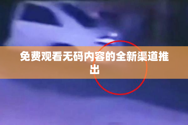 免费观看无码内容的全新渠道推出