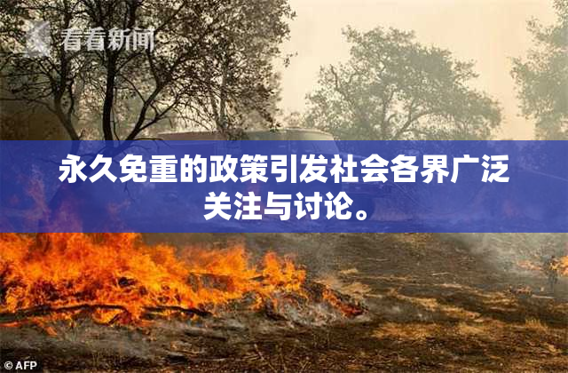 永久免重的政策引发社会各界广泛关注与讨论。