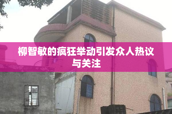 柳智敏的疯狂举动引发众人热议与关注