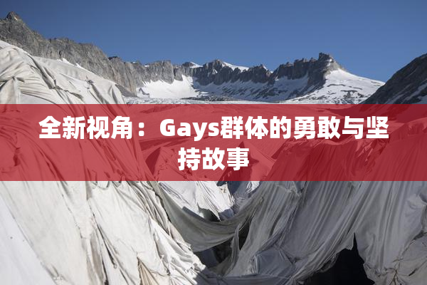 全新视角：Gays群体的勇敢与坚持故事