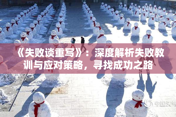 《失败谈重写》：深度解析失败教训与应对策略，寻找成功之路
