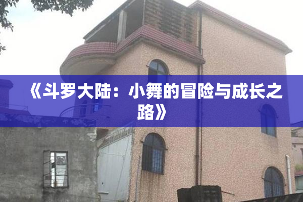 《斗罗大陆：小舞的冒险与成长之路》