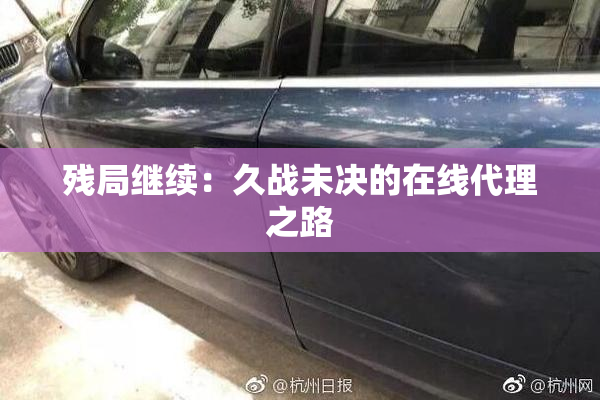残局继续：久战未决的在线代理之路