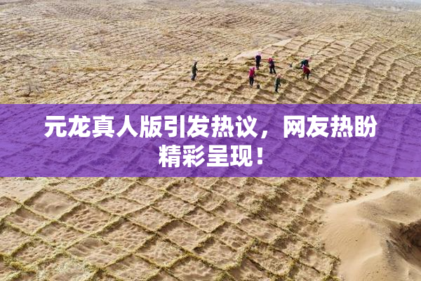 元龙真人版引发热议，网友热盼精彩呈现！