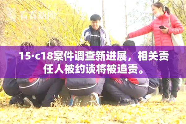 15·c18案件调查新进展，相关责任人被约谈将被追责。