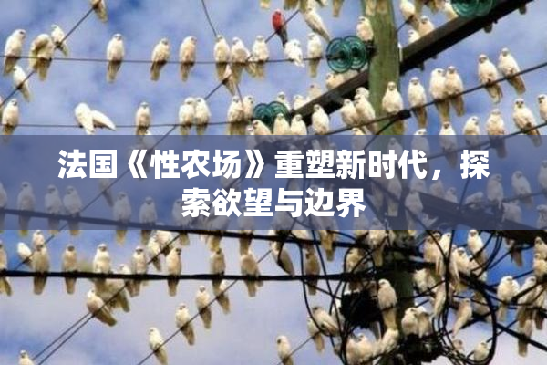 法国《性农场》重塑新时代，探索欲望与边界