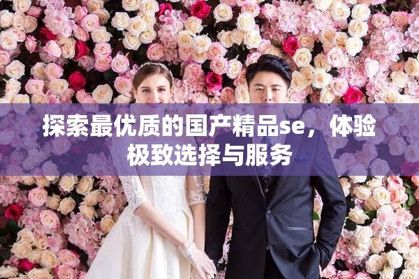 探索最优质的国产精品se，体验极致选择与服务
