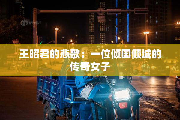 王昭君的悲歌：一位倾国倾城的传奇女子