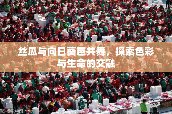 丝瓜与向日葵芭共舞，探索色彩与生命的交融