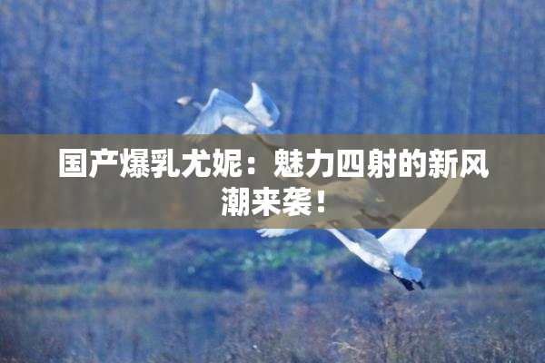 国产爆乳尤妮：魅力四射的新风潮来袭！