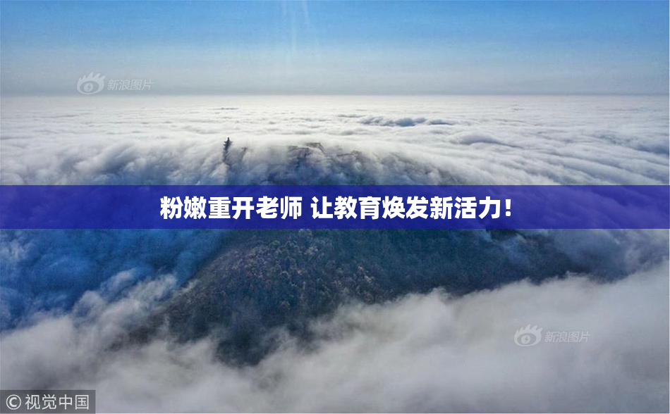 粉嫩重开老师 让教育焕发新活力！