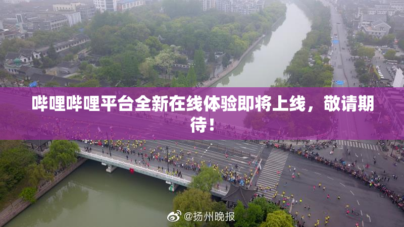 哔哩哔哩平台全新在线体验即将上线，敬请期待！