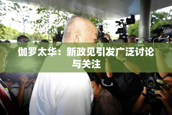 伽罗太华：新政见引发广泛讨论与关注
