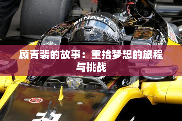 顾青裴的故事：重拾梦想的旅程与挑战