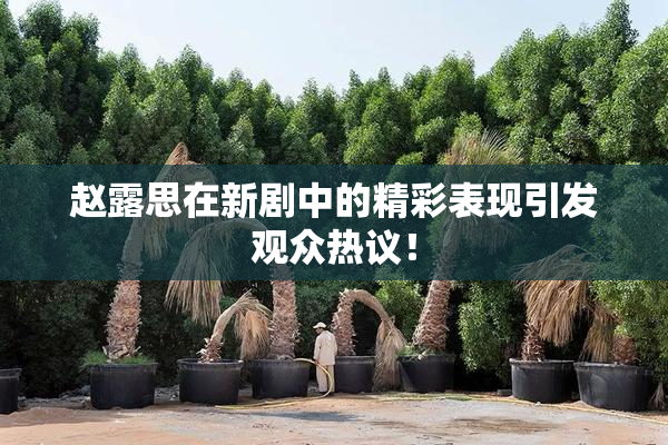 赵露思在新剧中的精彩表现引发观众热议！