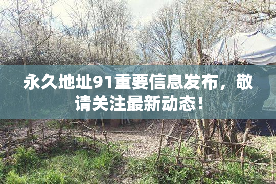 永久地址91重要信息发布，敬请关注最新动态！